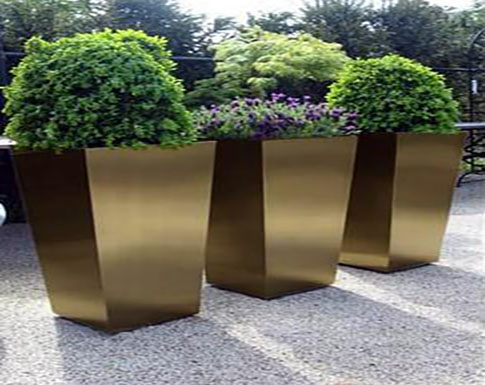 不銹鋼景觀花箱 不銹鋼景觀花箱