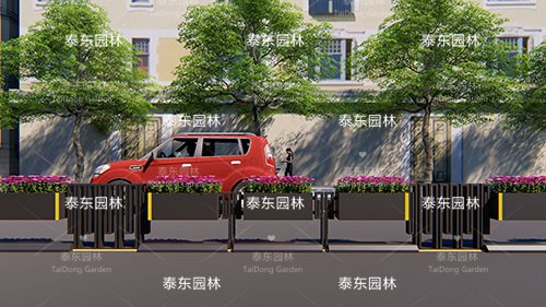 戶外不銹鋼花箱護欄